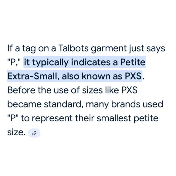 Talbots Navy Embroidered Gauze Popover Sz PXS - Picture 7 of 7